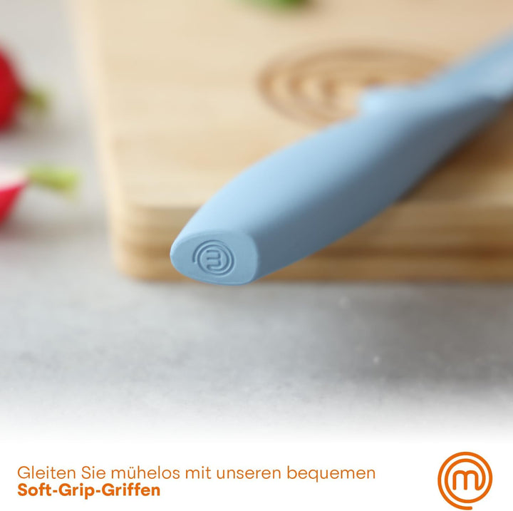 MasterChef Messerset, Küchenmesser Set ink. Kochmesser, Gemüsemesser, Schälmesser, Schneidemesser &