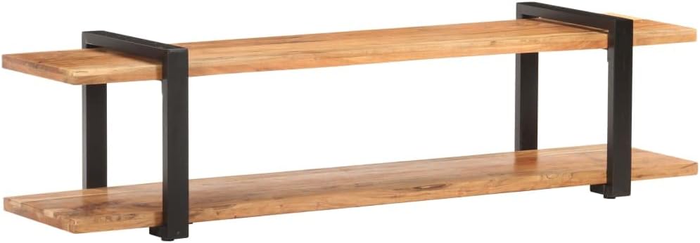 vidaXL Akazienholz Massiv TV Schrank Lowboard TV Möbel Tisch Board Sideboard Fernsehtisch Fernsehsch