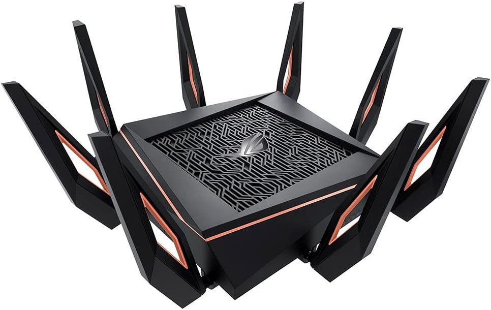 ASUS ROG Rapture GT-AX11000 Tri-Band WiFi 6 erweiterbarer Gaming-Router, 2,5G-Ports, ASUS Range Boos