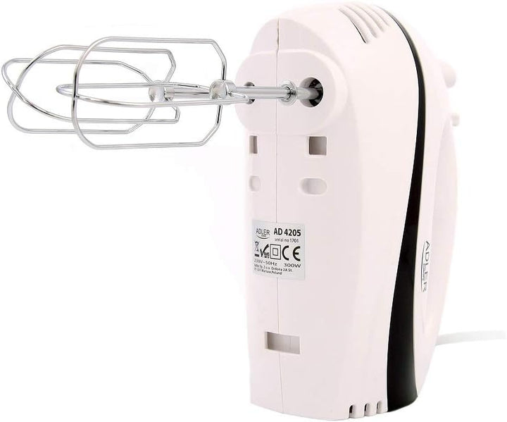Adler 4205b AD 4205 Handmixer, schwarz/weiss Schwarz / Weiss, Schwarz / Weiß