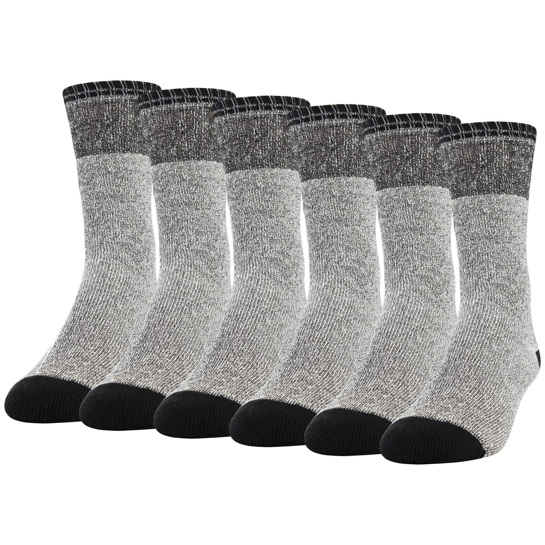 Gildan Herren Crew-Socken, voll gepolstert, strapazierfähig, 6 Paar