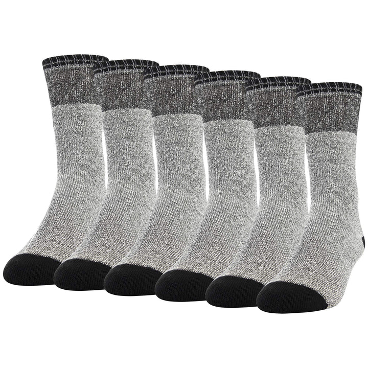 Gildan Herren Crew-Socken, voll gepolstert, strapazierfähig, 6 Paar