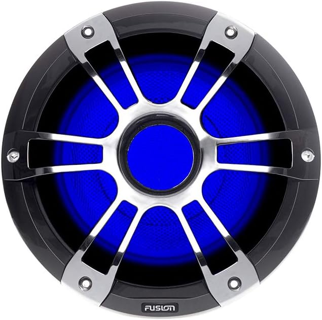 Subwoofer 10" Chrom mit LEDs