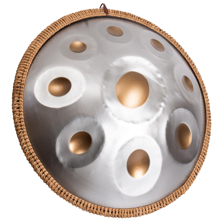 Handpan Anfänger, Stahltrommel 9 Töne 18 Zoll, Hand Pan in G-Dur, Hand Drum mit Drumtasche und Handp
