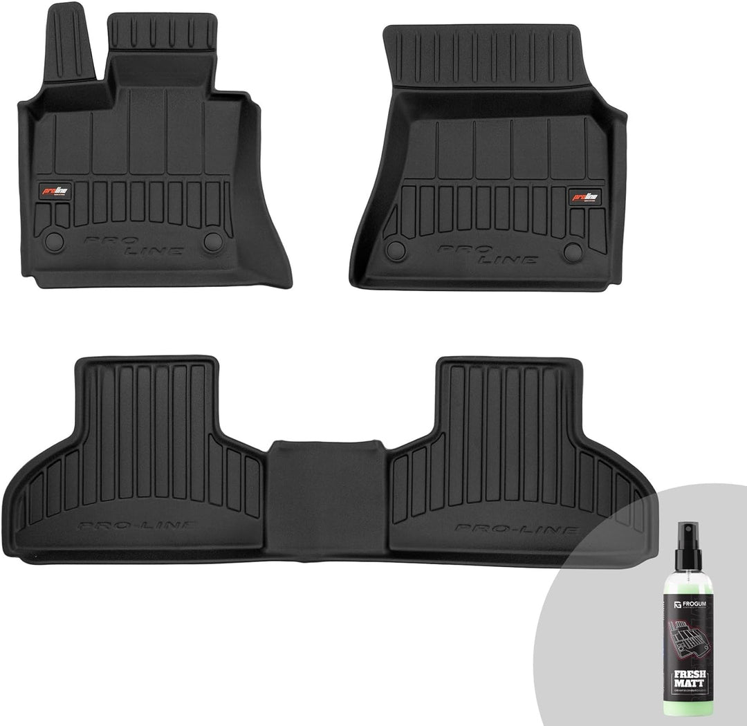 FROGUM ProLine 3D Gummimatten Exklusiven Auto Fussmatten Autofussmatten für BMW X5 F15 2013-2018 | D