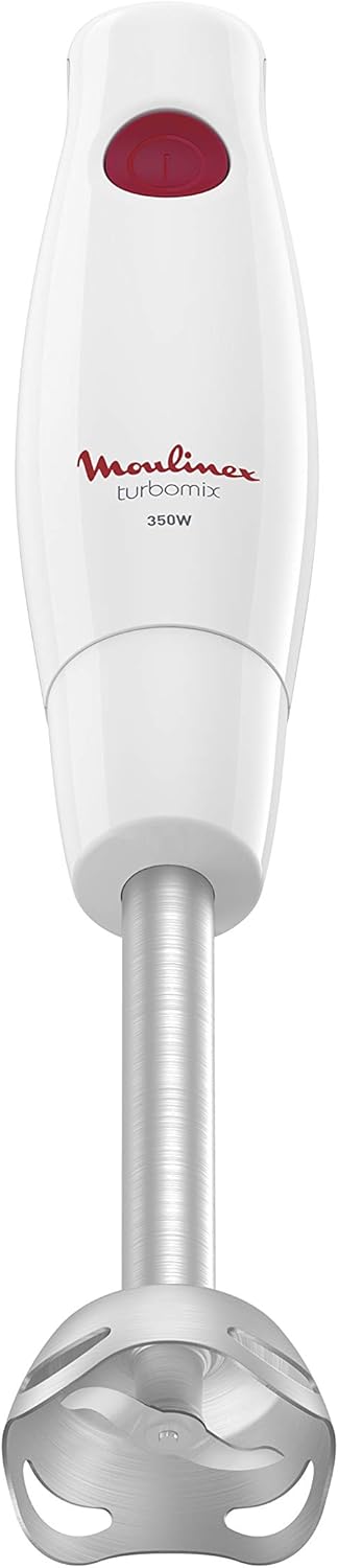 Moulinex Turbomix+ Stabmixer DD1211 | 350 W | 1 Geschwindigkeit | Ergonomischer Griff | Fuss aus Met