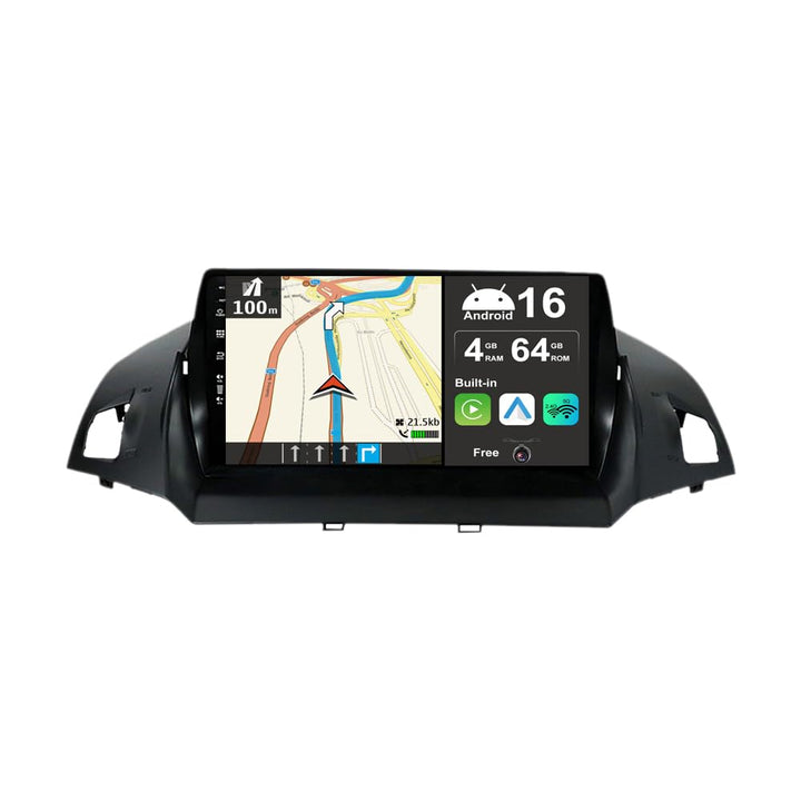 Android 15 Autoradio Passt für Ford Kuga Escape C-max 2013-2017 - Eingebautes CarPlay Android Auto -