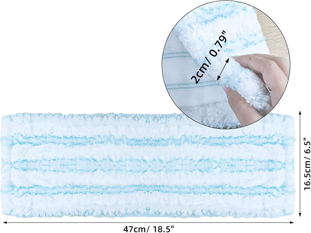 3 Stück Wischbezug für Leifheit Profi XL Micro Duo / Profi XL Cotton Plus alle Stiel Bodenwischer, M