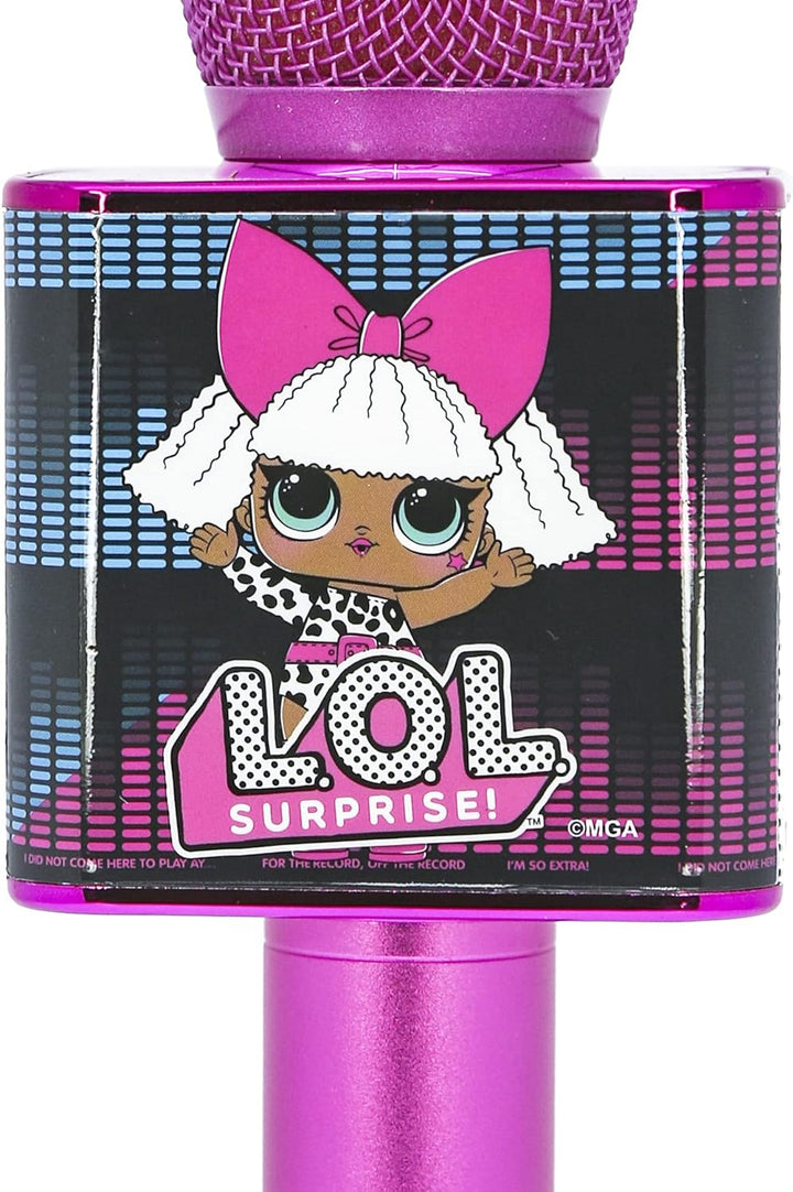 OTL Technologies LOL889 Wireless Karaoke Microphone - LOL Surprise Pink