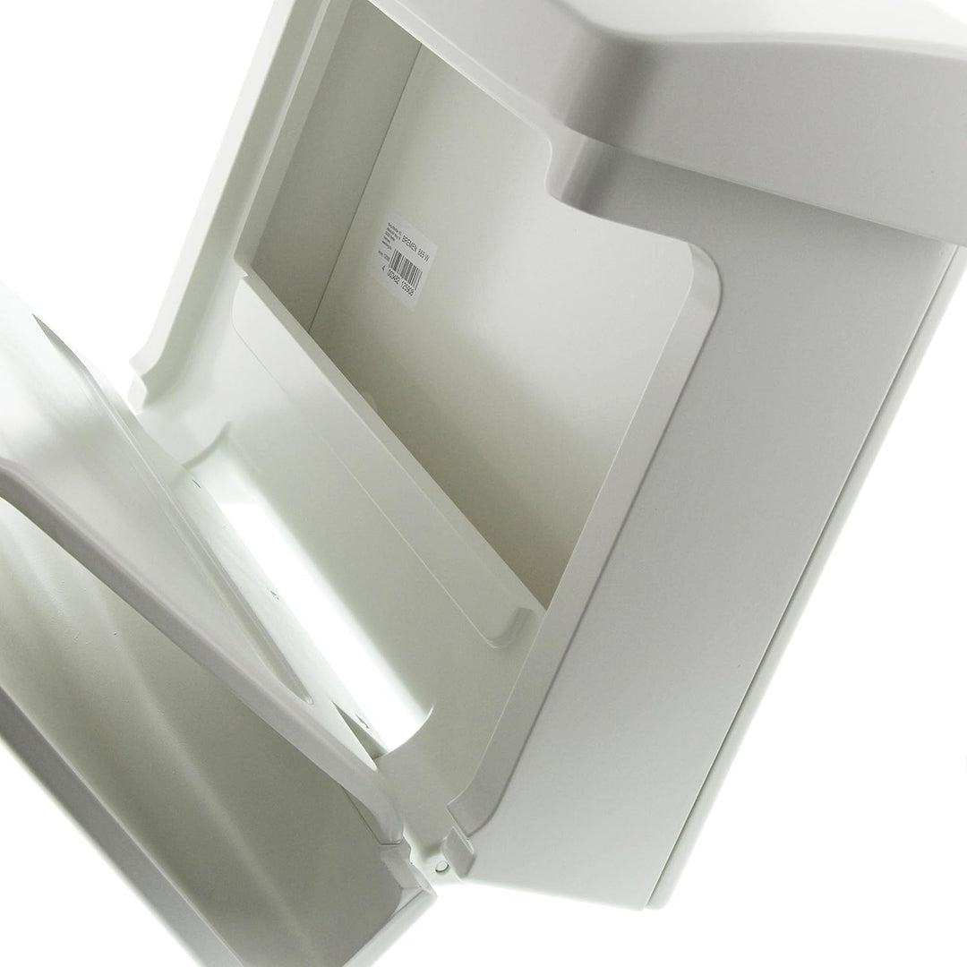 Burg-WÄCHTER Briefkasten mit Zeitungsfach ohne Namensschild, Kunststoff, Einwurf-Format DIN C4, 2 Sc