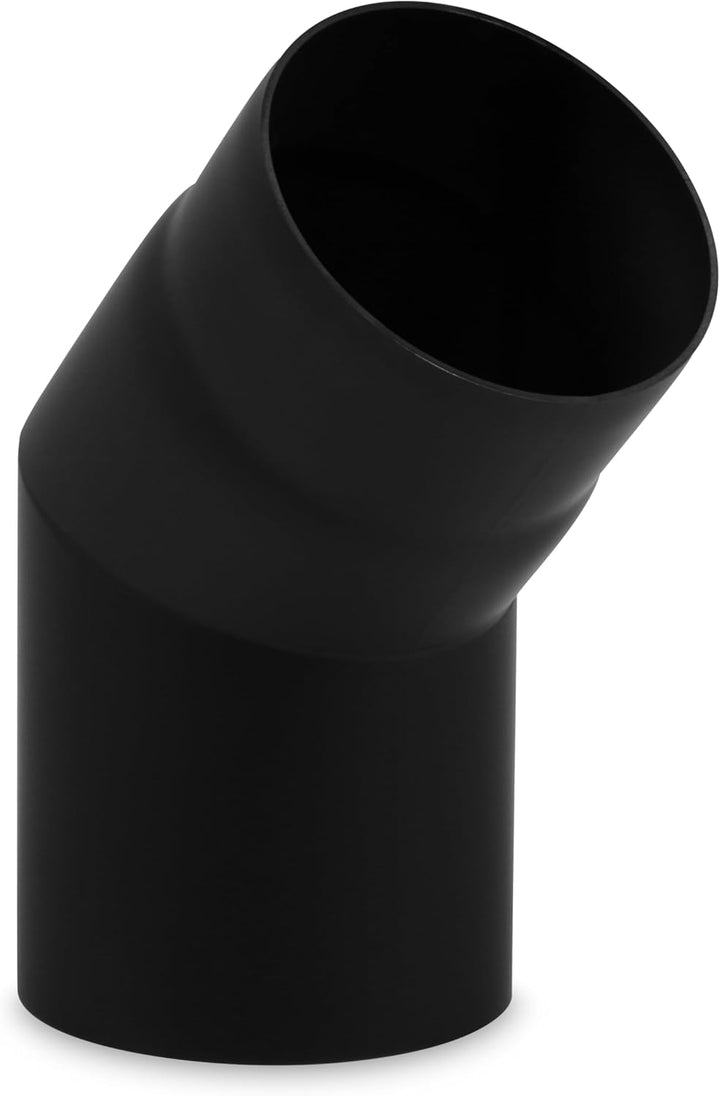 Ø 130 mm - Bogen 45° Schwarz Bogen 45° - Ø 130 mm Schwarz, Bogen 45° - Ø 130 mm Schwarz