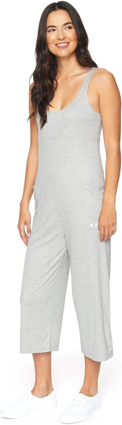 Hurley Damen W Rib Jumpsuit Trainingshosen S Grey Heather, S Grey Heather