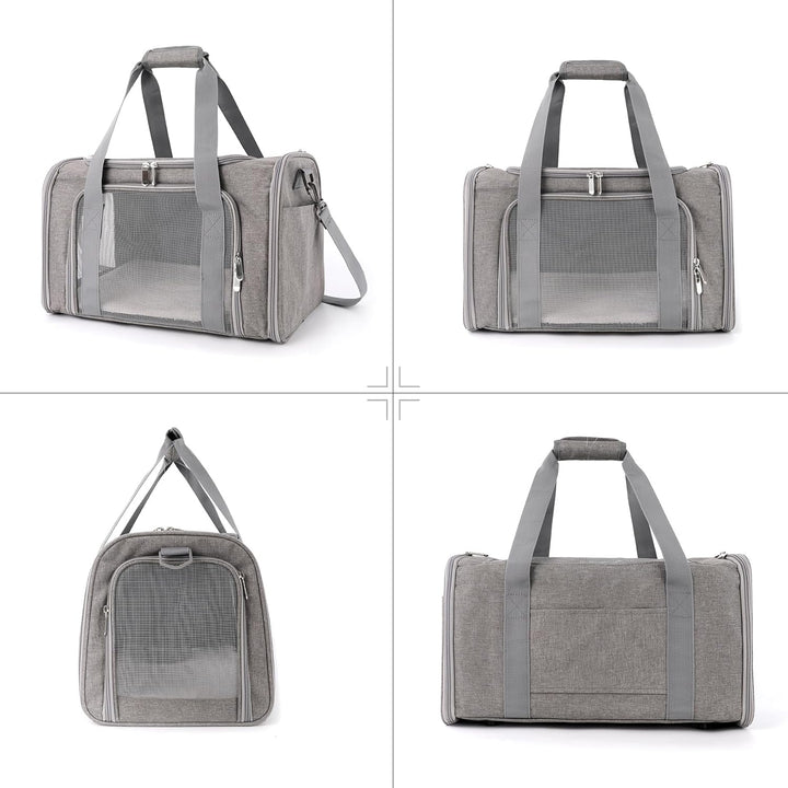 Transportbox Katze, Hundetragetasche Praktisch Und Sicher, Ideal Als Tragetasche Hund, Faltbare Trag