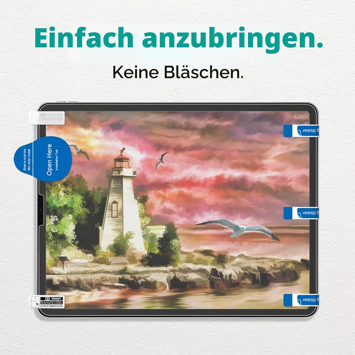PAPERFEEL [2 Stück] Folie für iPad 9./8./7. Generation 2021 2020 2019 Schutzfolie, Matter Displaysch