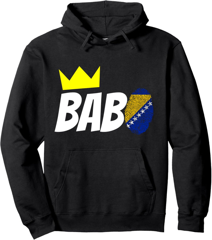 Bosnien Babo Otac Geburtstagsgeschenk für bosnischen Papa Pullover Hoodie
