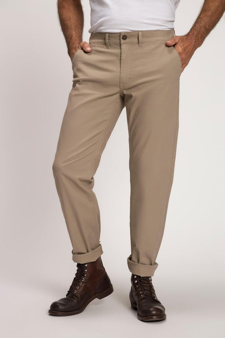 JP 1880 Herren grosse Grössen Übergrössen Menswear L-8XL Chino Hose, Bauchfit, Regular Fit 748444 30
