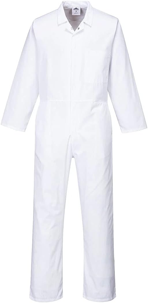 Portwest Overall für die Lebensmittelindustrie, Grösse: L, Farbe: Weiss, 2201WHRL Size: Large Weiss,