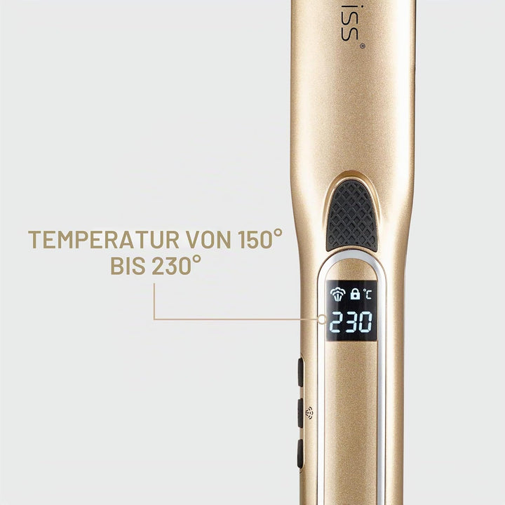 Demeliss - Dampfglätter Titanium V2.0 – Dünne, leichte und ergonomische Schwimmplatten – Ultra-stark