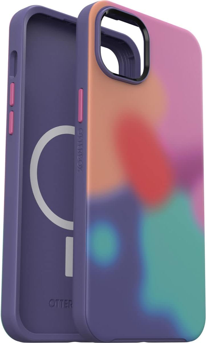 OtterBox Symmetry+ Hülle für iPhone 14 Plus mit MagSafe, stossfest, sturzsicher, schützende dünne Hü