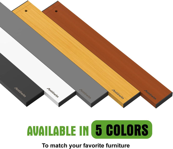 ANTOWIN 10 Pcs Schubladentrenner Verstellbar Bambus, Schubladen organizer, gefedert, Küche, Kommode,