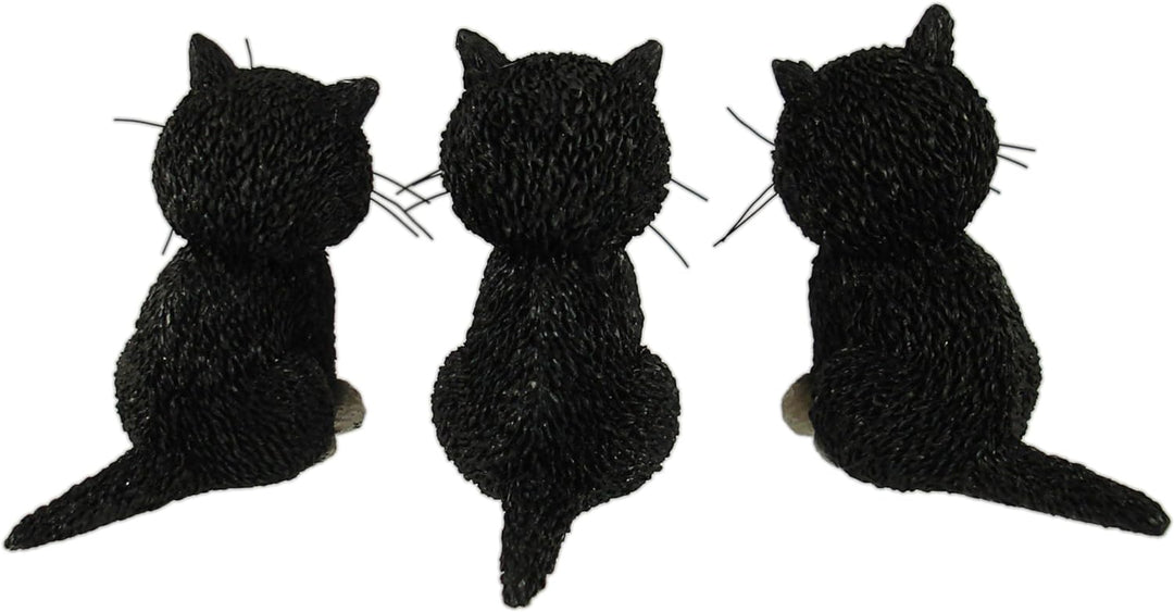 Parastone Dubout Cats Collection DUB22 Dekofiguren-Set mit drei Kätzchen, sitzend, 4-teilig