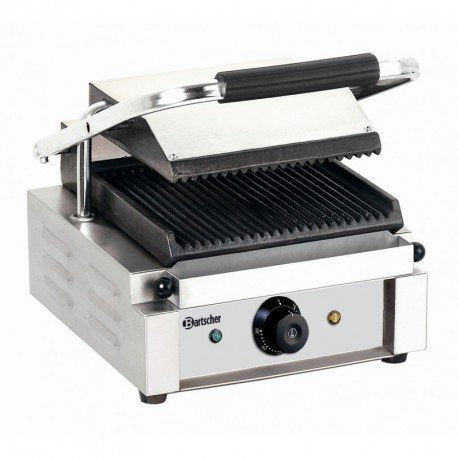 Kontaktgrill CNS Grillplatten gerillt
