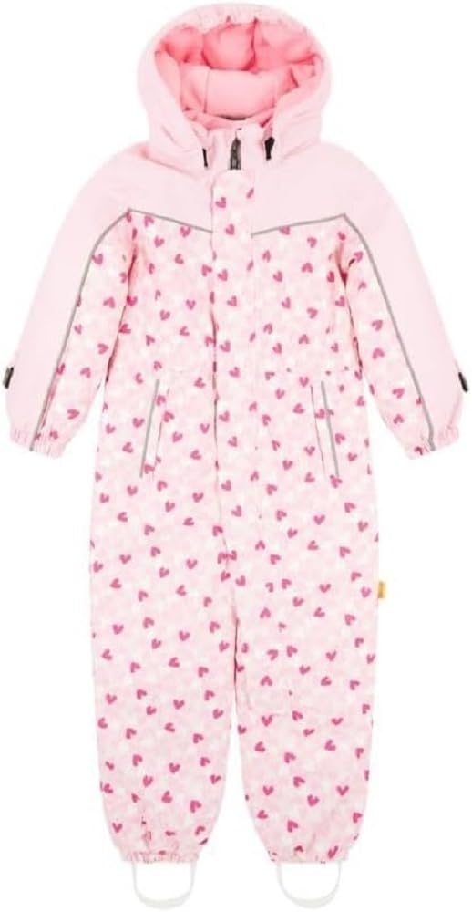 Steiff Mädchen Schneeanzug mit Kapuze Schneeanzug (1er Pack) 92 CHALK PINK, 92 CHALK PINK