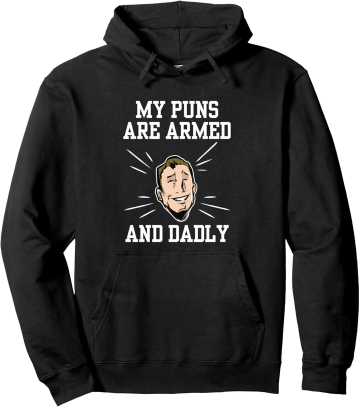 Lustige Papa Witze Wortspiel Vatertag Meine Wortspiele sind Pullover Hoodie