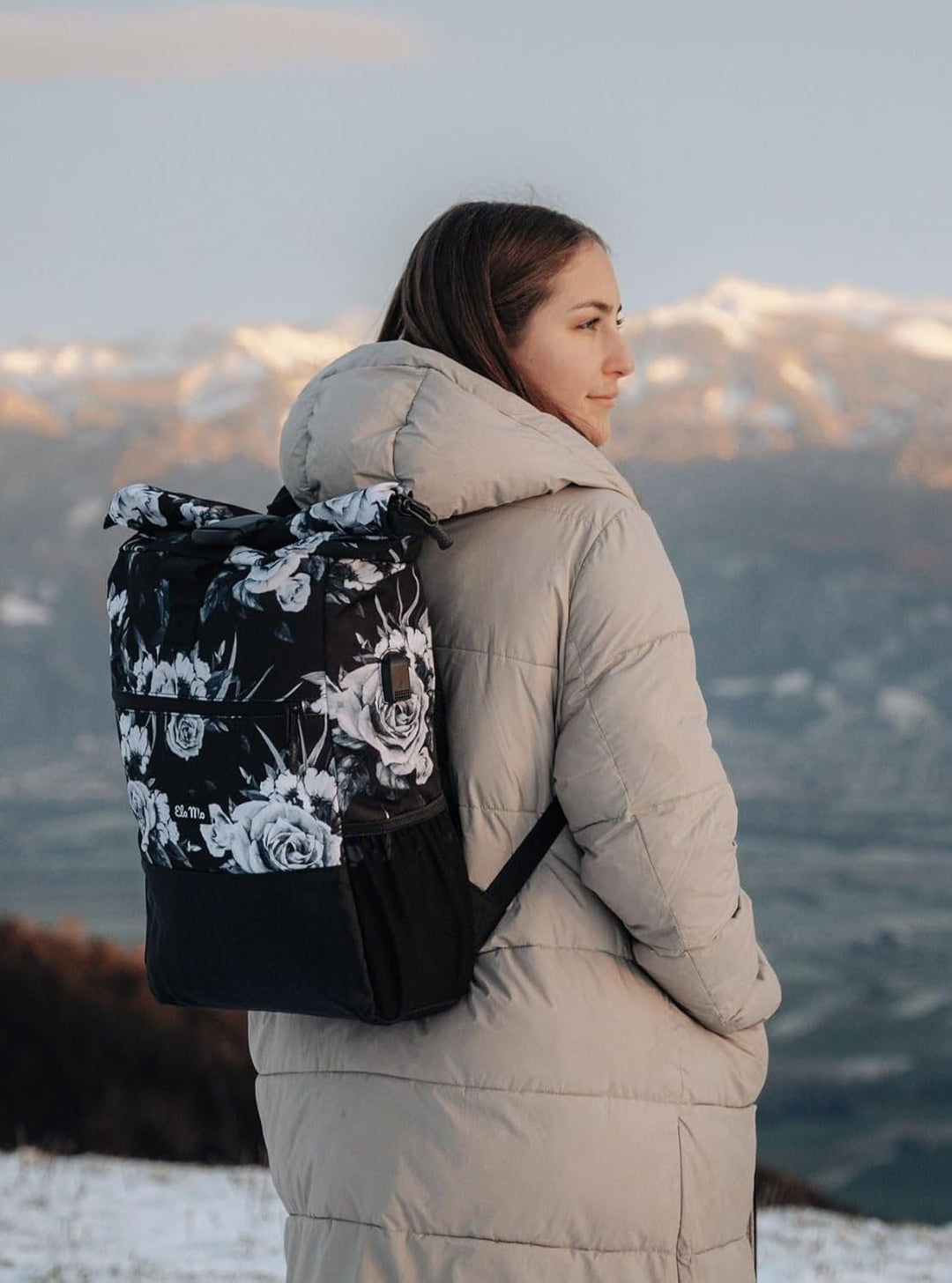Ela Mo™ Rolltop Rucksack | Nightrose