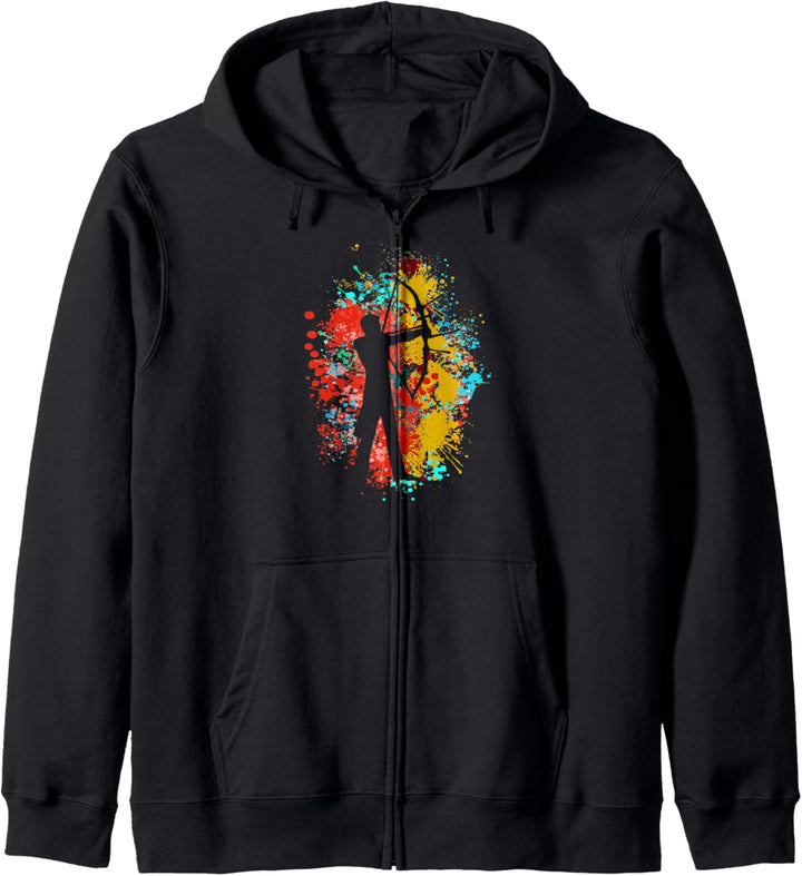 Bogenschiessen Kapuzenjacke