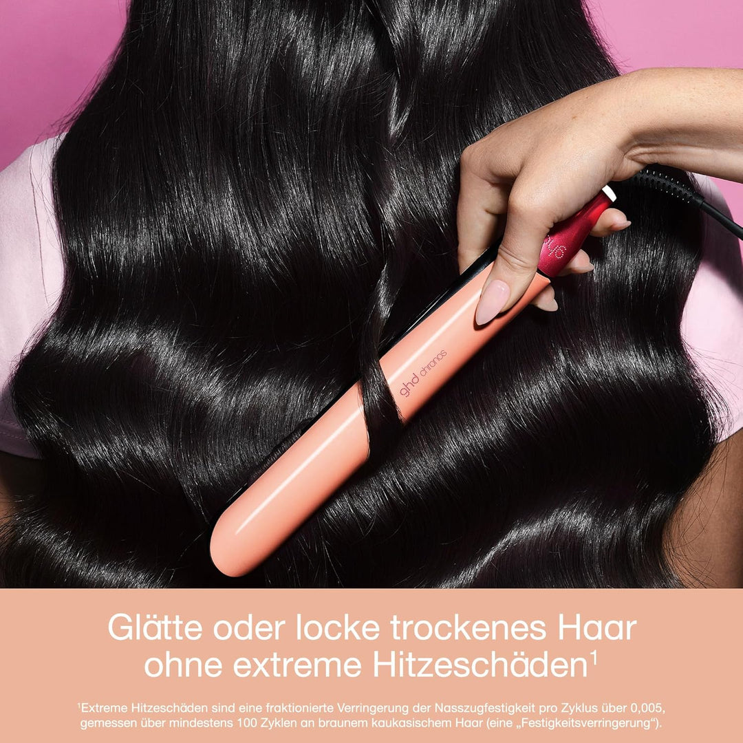 ghd chronos Glätteisen: Fortschrittlichster smarter Styler, für alle Haartypen, 26mm Platten, 3x sch