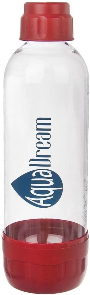 Wassersprudler Sprudler zum Aufsprudeln von Wasser Kohlensäure für Wasser Siphonflasche rot AquaDrea
