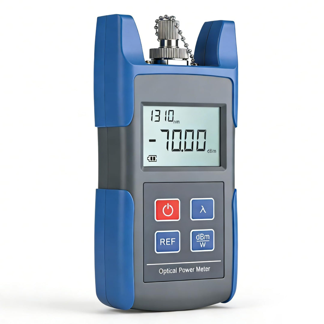 Glasfaser-Leistungsmesser, Optischer Leistungsmesser Glasfaserkabel-Tester, -70-+10dbm Optisches Eis
