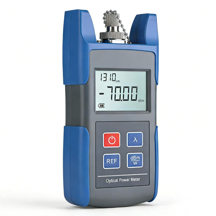 Glasfaser-Leistungsmesser, Optischer Leistungsmesser Glasfaserkabel-Tester, -70-+10dbm Optisches Eis