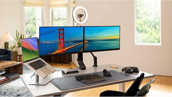 Kensington W2050 Pro 1080p Autofokus-Webcam, Strom über USB, 2 integrierte Mikros mit Noise Reductio