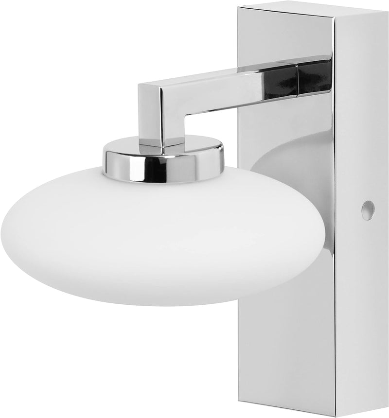 LEDVANCE Smart LED Badezimmerlampe chrome, 7W, 500LM, 3000-6500K, 12cm, IP44, Orbis Elypse Wandleuch