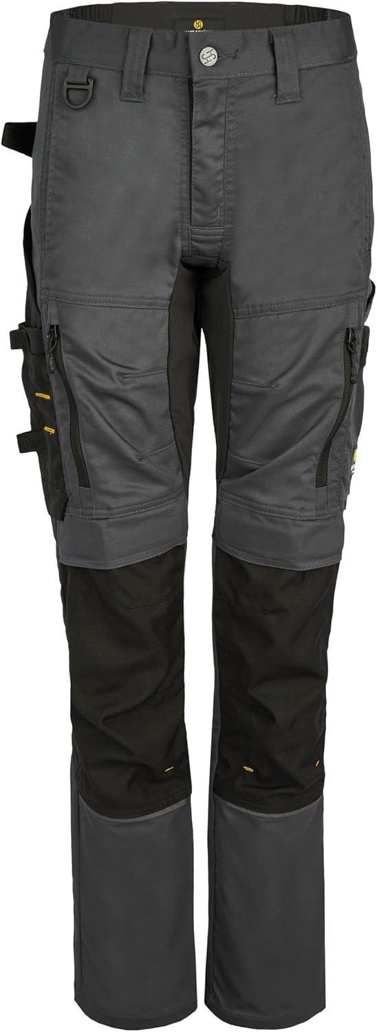 Hans Schäfer Workwear HSW Smart – Lange Arbeitshose für Damen – Modische Cargo-Bundhose mit Knietasc