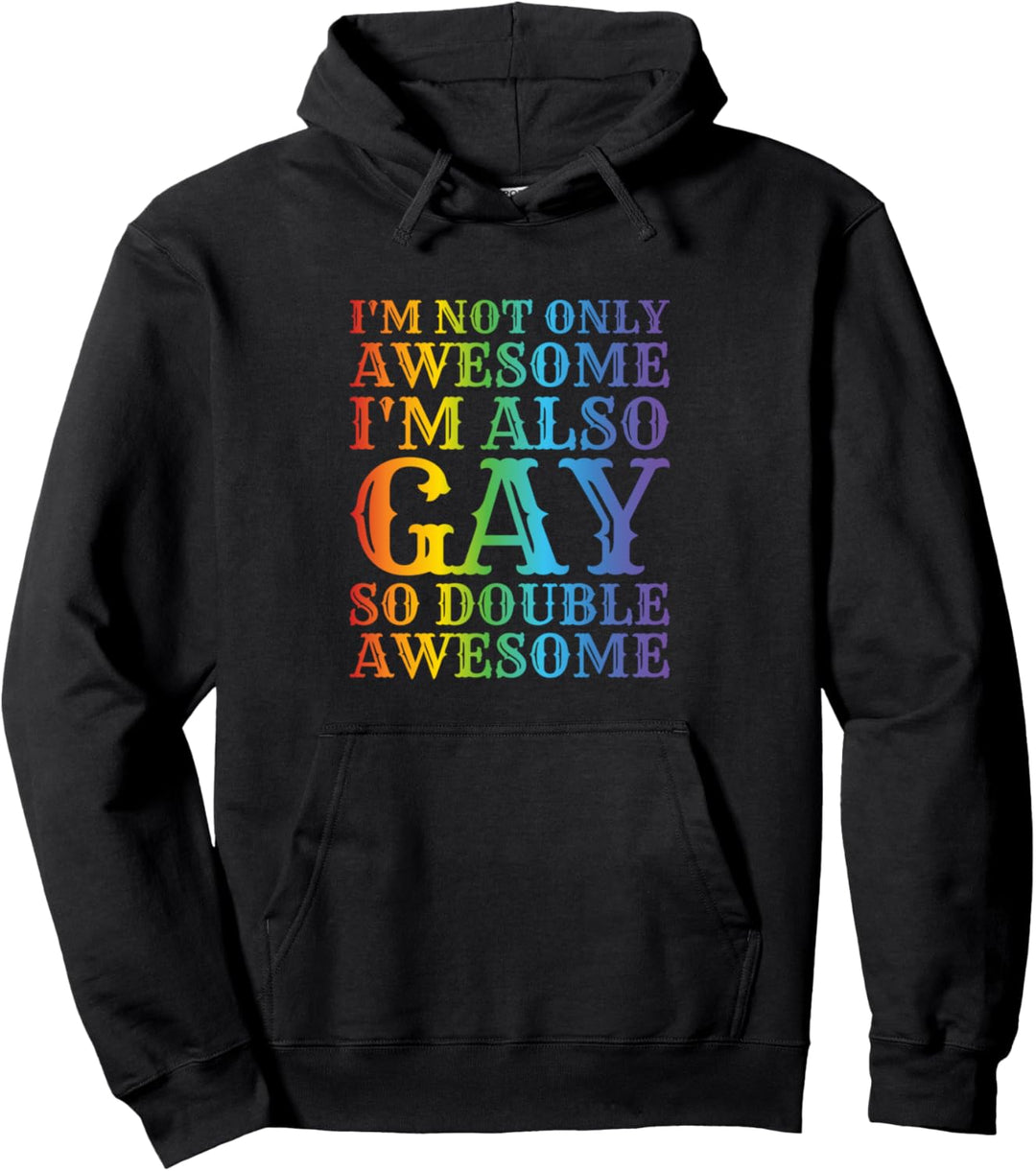 LGBT LGBTQ Lesben Gay Regenbogen Flagge Pride Pullover Hoodie