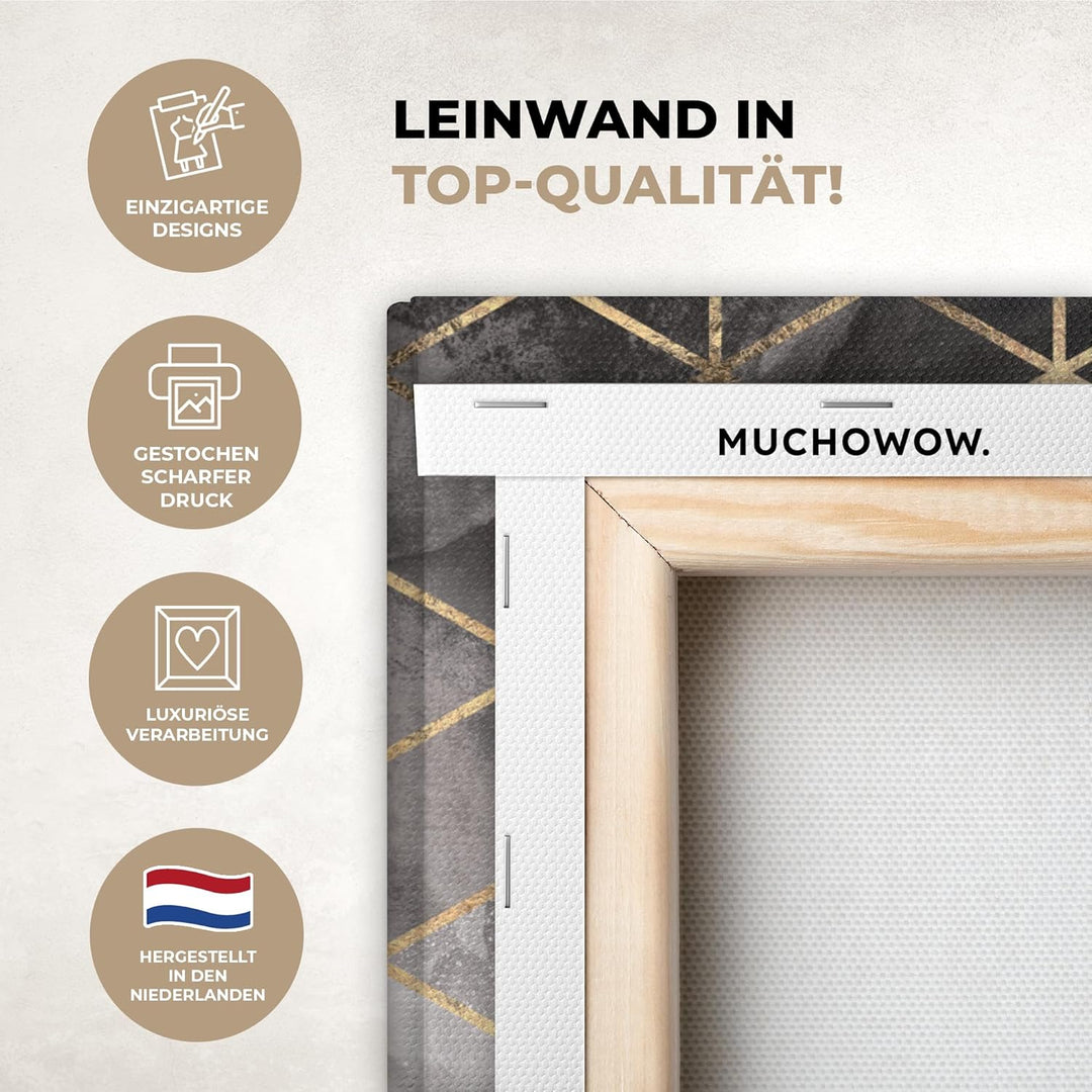 MuchoWow© Wandbilder 90x60 cm Wohnzimmer Wanddeko Schlafzimmer Zimmerdeko Fotowand Zimmer Deko Wand