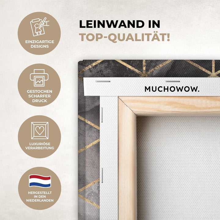 MuchoWow© Wandbilder 90x60 cm Wohnzimmer Wanddeko Schlafzimmer Zimmerdeko Fotowand Zimmer Deko Wand