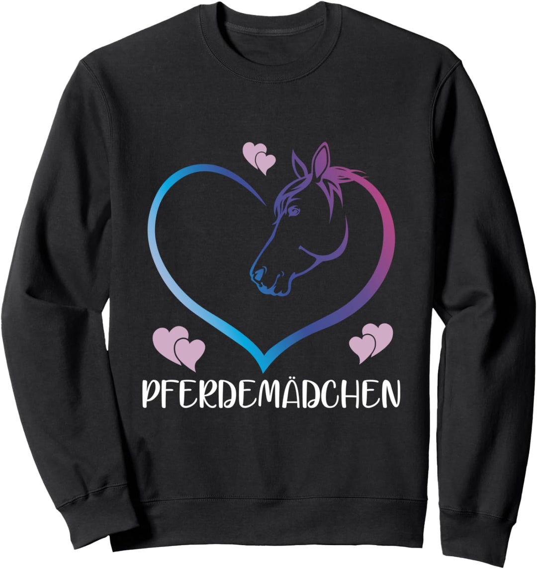 Reiten Pferdemädchen Pferde Lustiges Reiter Spruch Sweatshirt