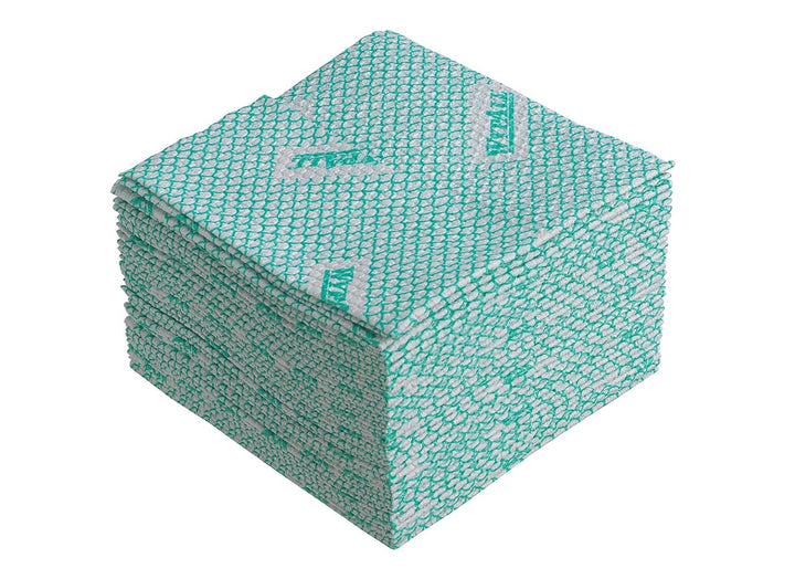 WypAll X80 Plus-Tücher 19154 – 8 Packungen mit je 30 viertelgefalteten Tüchern, grün Grün 8 x 30 Clo