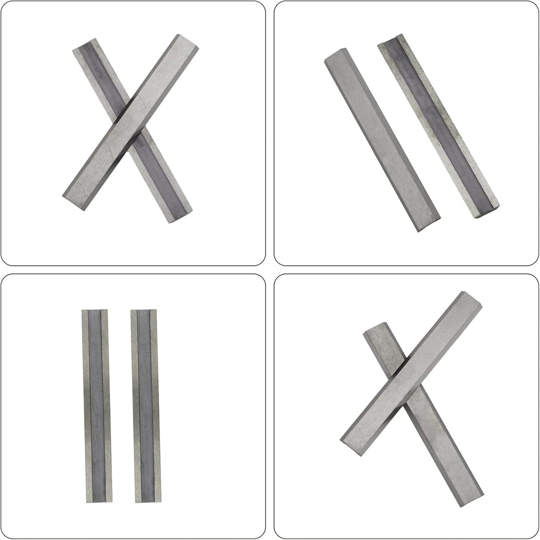 2stk Hartmetall-Farbschaberklingen, 6,35cm Zweischneidige Wendbare Schaberklingen Aus Legiertem Stah
