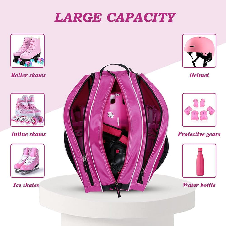 VENTCY Inliner Tasche, Skischuhtasche Kinder, Rollschuhe Tasche, Tasche für Inliner, Eislauf Inliner
