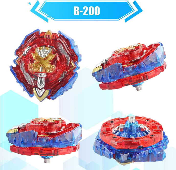 Gyroscope Turbo Set, 3D Arena Metall Fusion KampfKreisel, Mit Battling Top Launcher, Geschenk-Sets(2