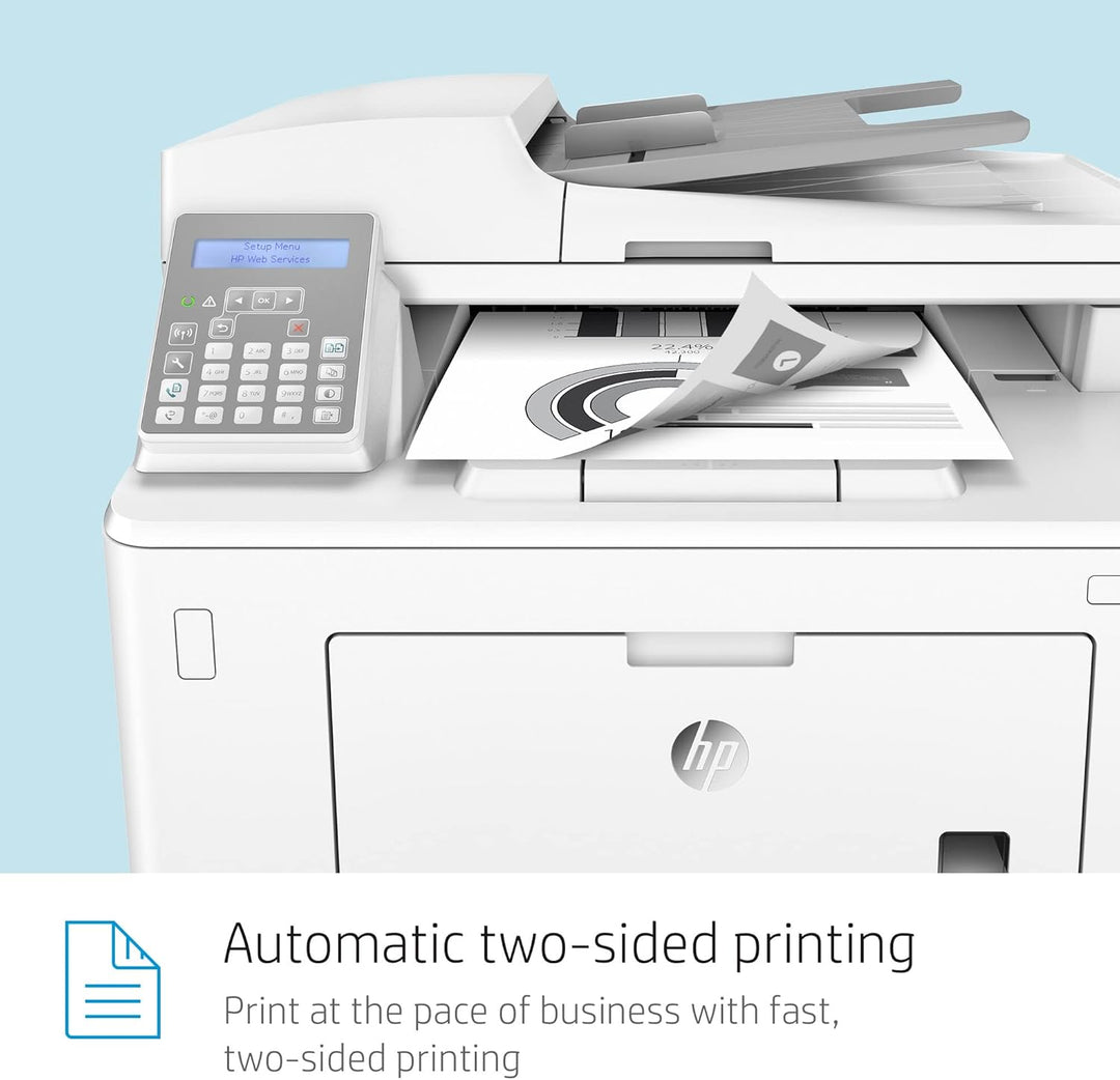 HP LaserJet Pro M148fdw Laser Multifunktionsdrucker (Schwarzweiss Drucker, Scanner, Kopierer, Fax, W