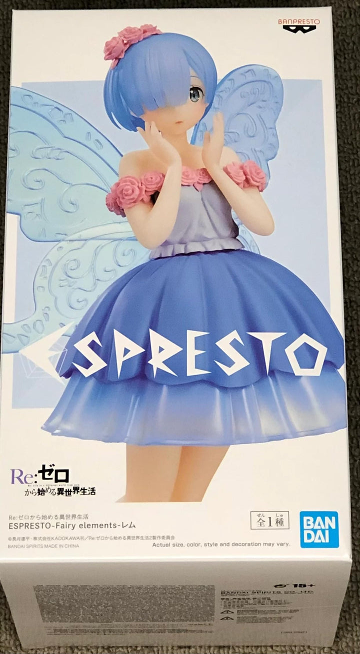 Banpresto - Rem - Figur Espresto Fairy Elements 22cm