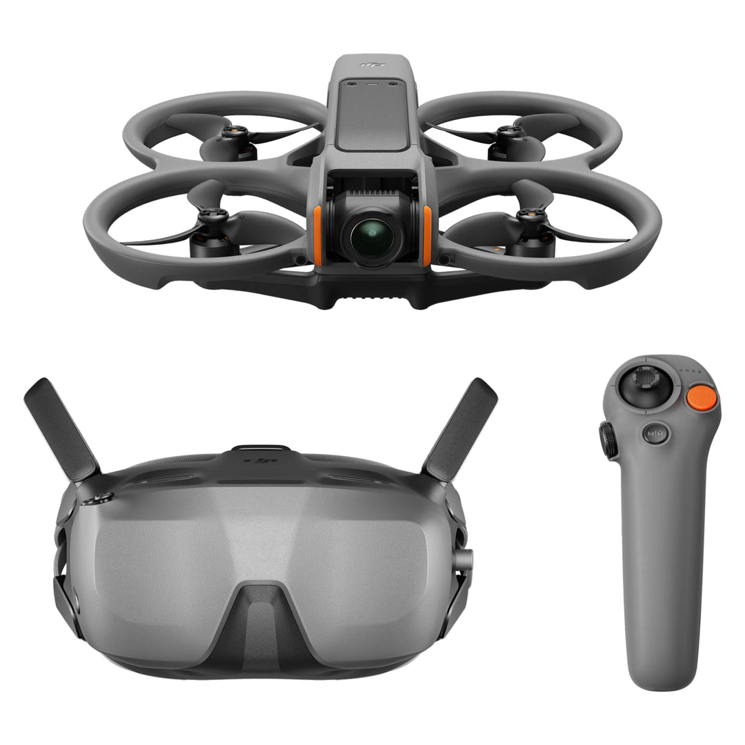 DJI Avata 2 Fly Smart Combo (ein Akku), FPV-Drohne mit Kamera 4K, Immersive Experience, One-Push-Akr