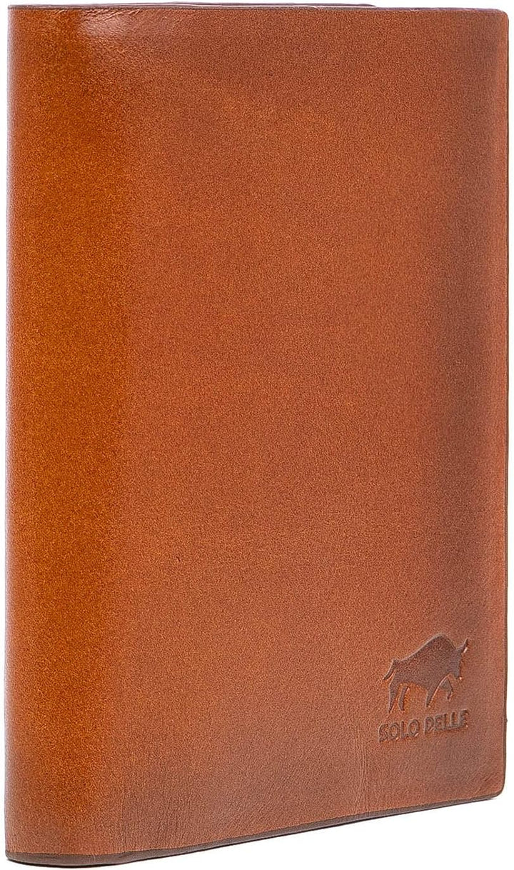 Solo Pelle® Slim Wallet KOMPA mit Münzfach [bis zu 13 Karten] Slimwallet [RFID-Schutz] Kartenetui [L
