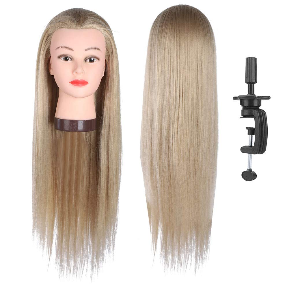 Perückenkopf mit Realistischer Haarstyling-Übungspuppe für das Friseurtraining, Geeignet für Anfänge